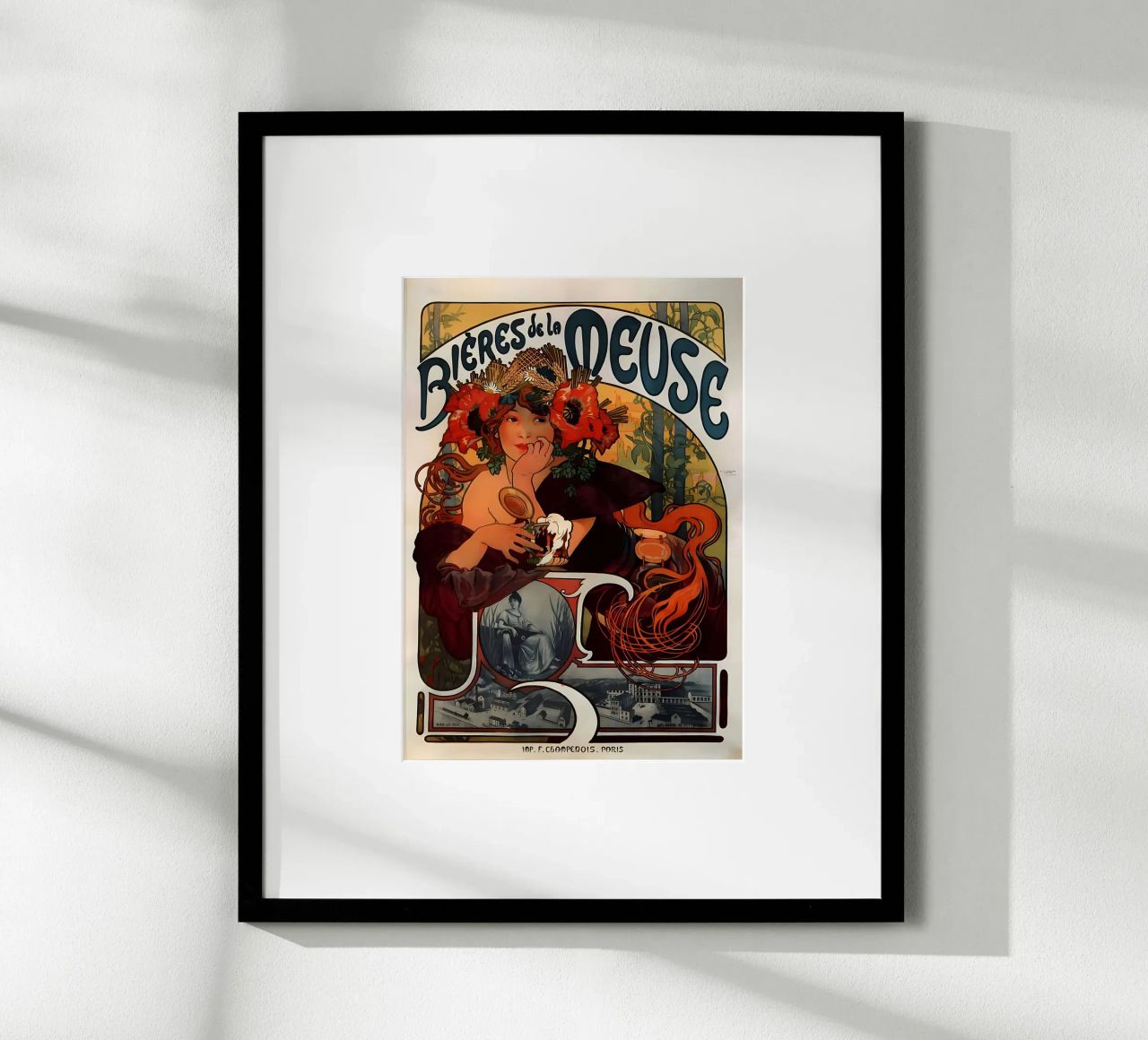 Alphonse Mucha Art Nouveau poster de diedrich
