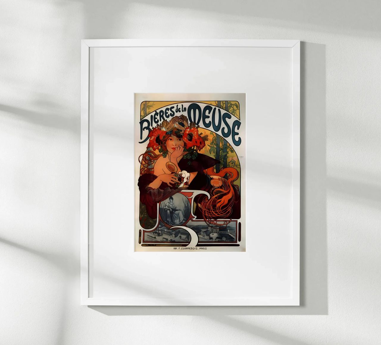 Alphonse Mucha Art Nouveau poster de diedrich