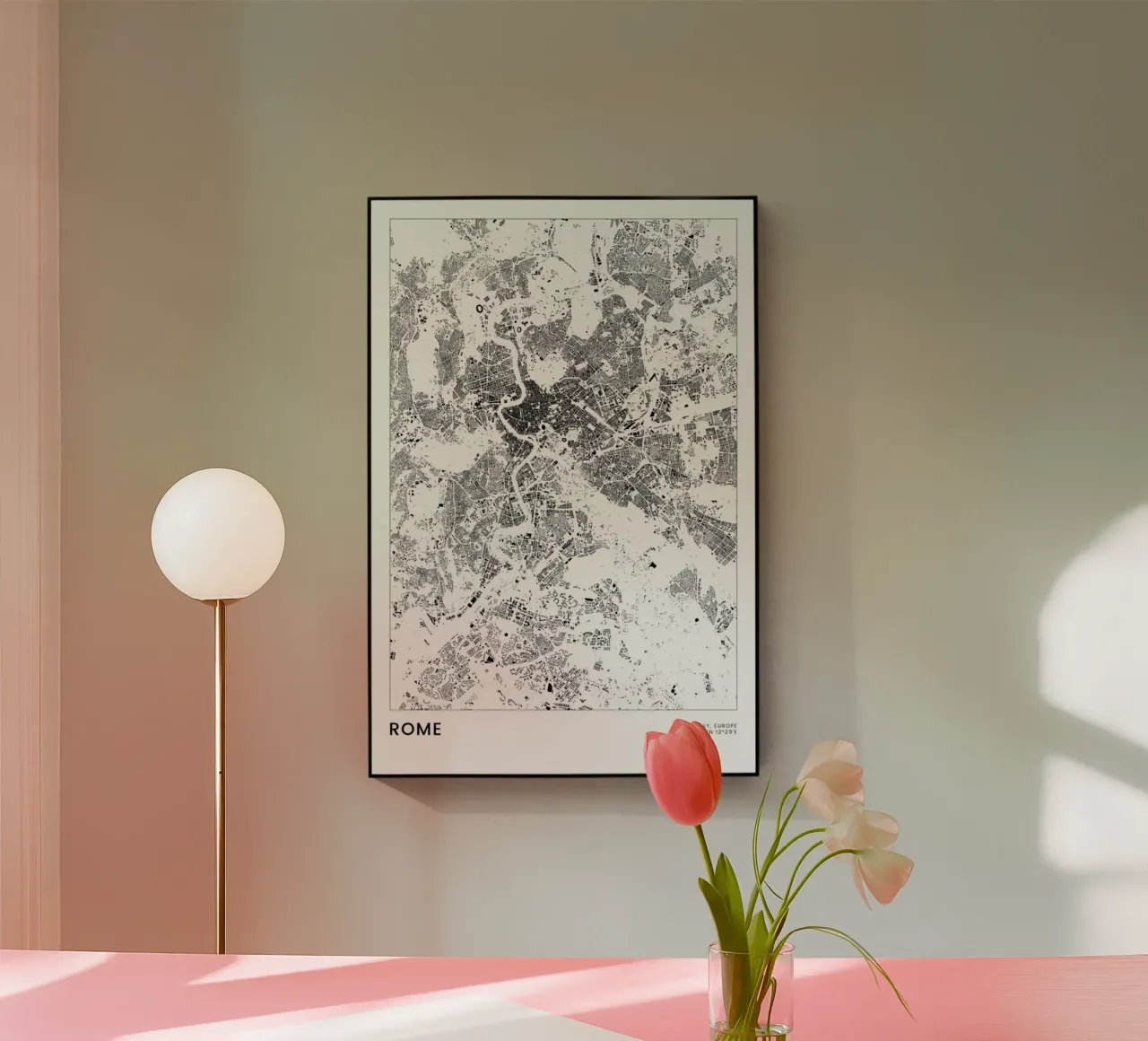 Rome plexiglass da The Cartography Collection