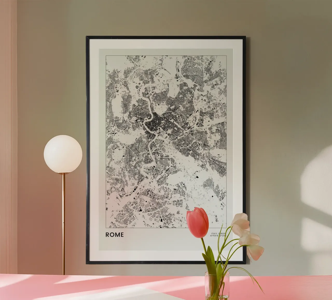Rome poster da The Cartography Collection