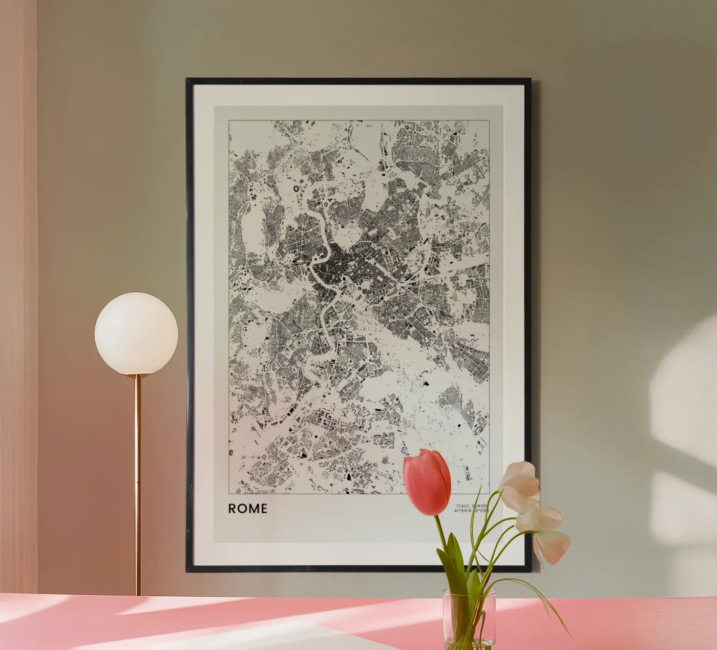 Rome poster van The Cartography Collection