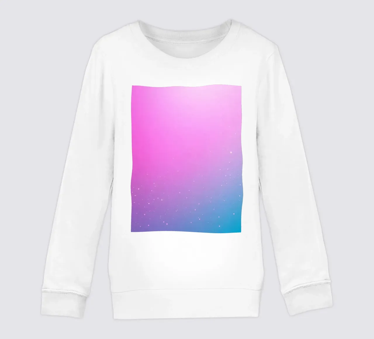 sfondo con colori sfumati ed elementi scintillanti felpa bambino da DesignDoodle