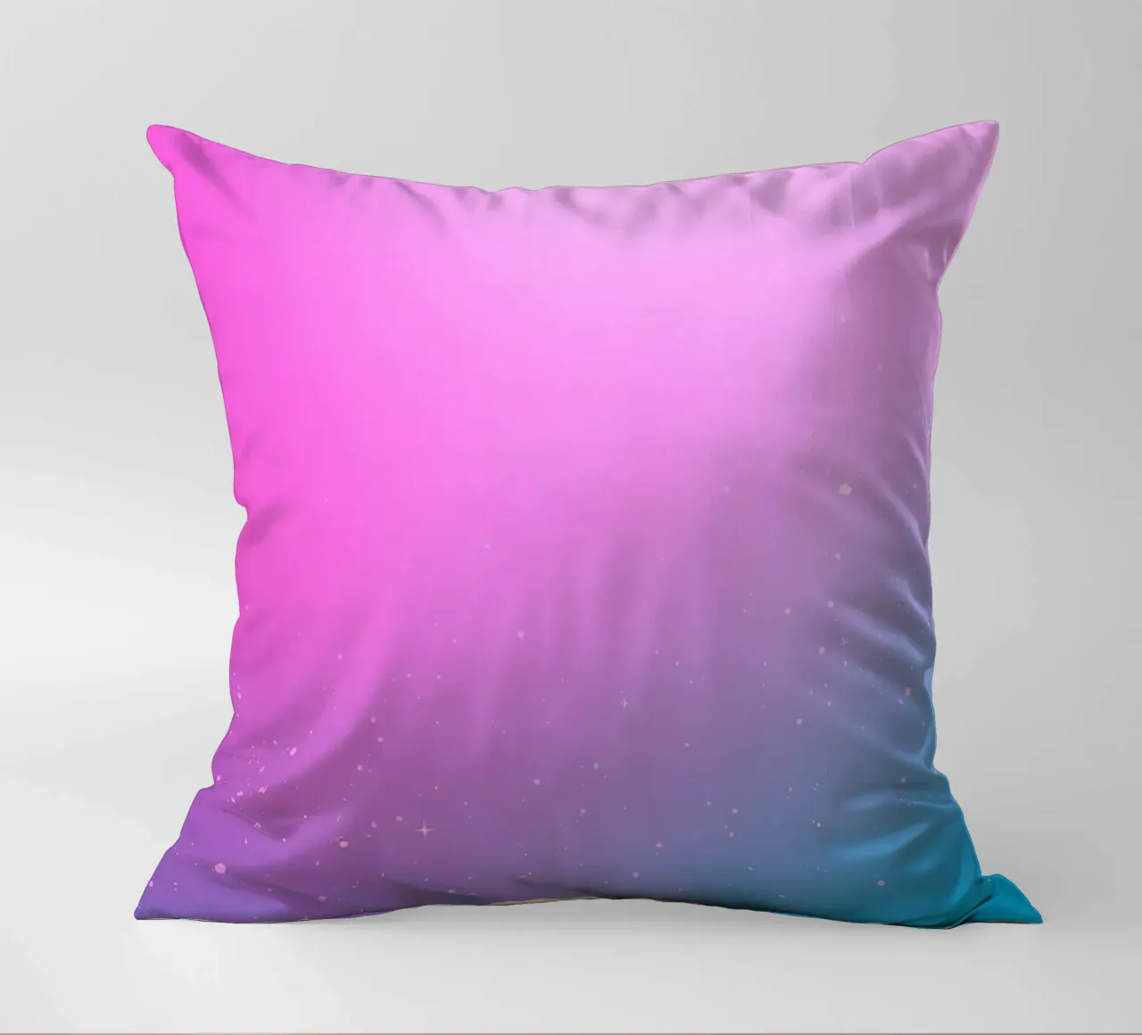 sfondo con colori sfumati ed elementi scintillanti cuscino da DesignDoodle