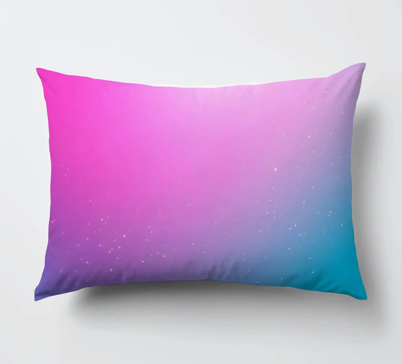 sfondo con colori sfumati ed elementi scintillanti cuscino da DesignDoodle