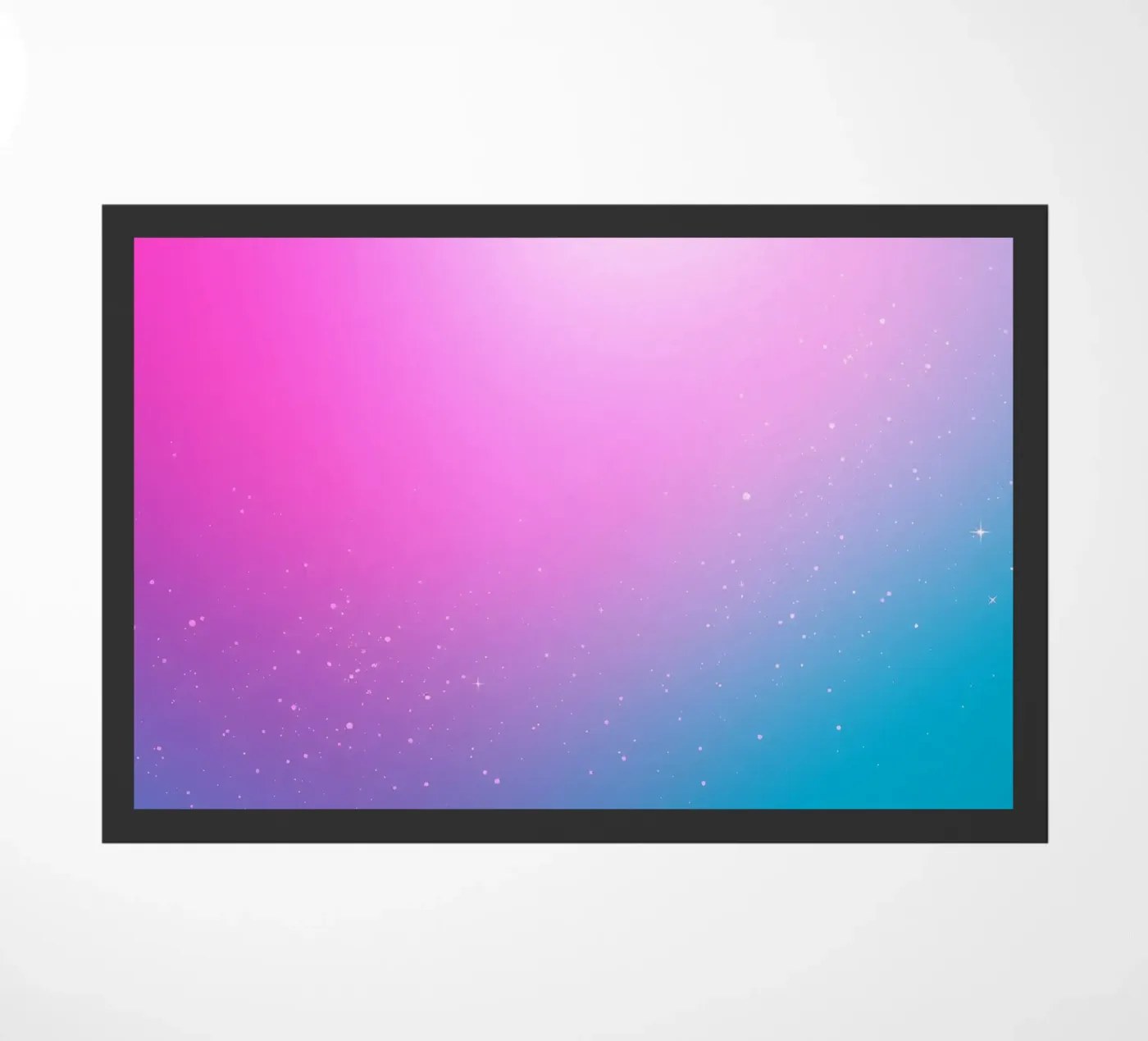 sfondo con colori sfumati ed elementi scintillanti zerbino da DesignDoodle