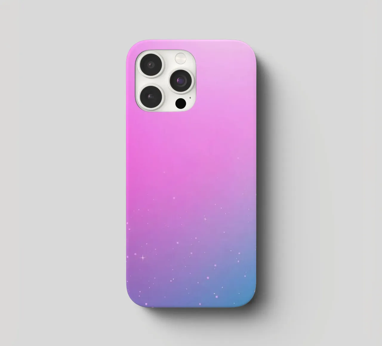 background with gradient colors and sparkling elements iphone case by DesignDoodle