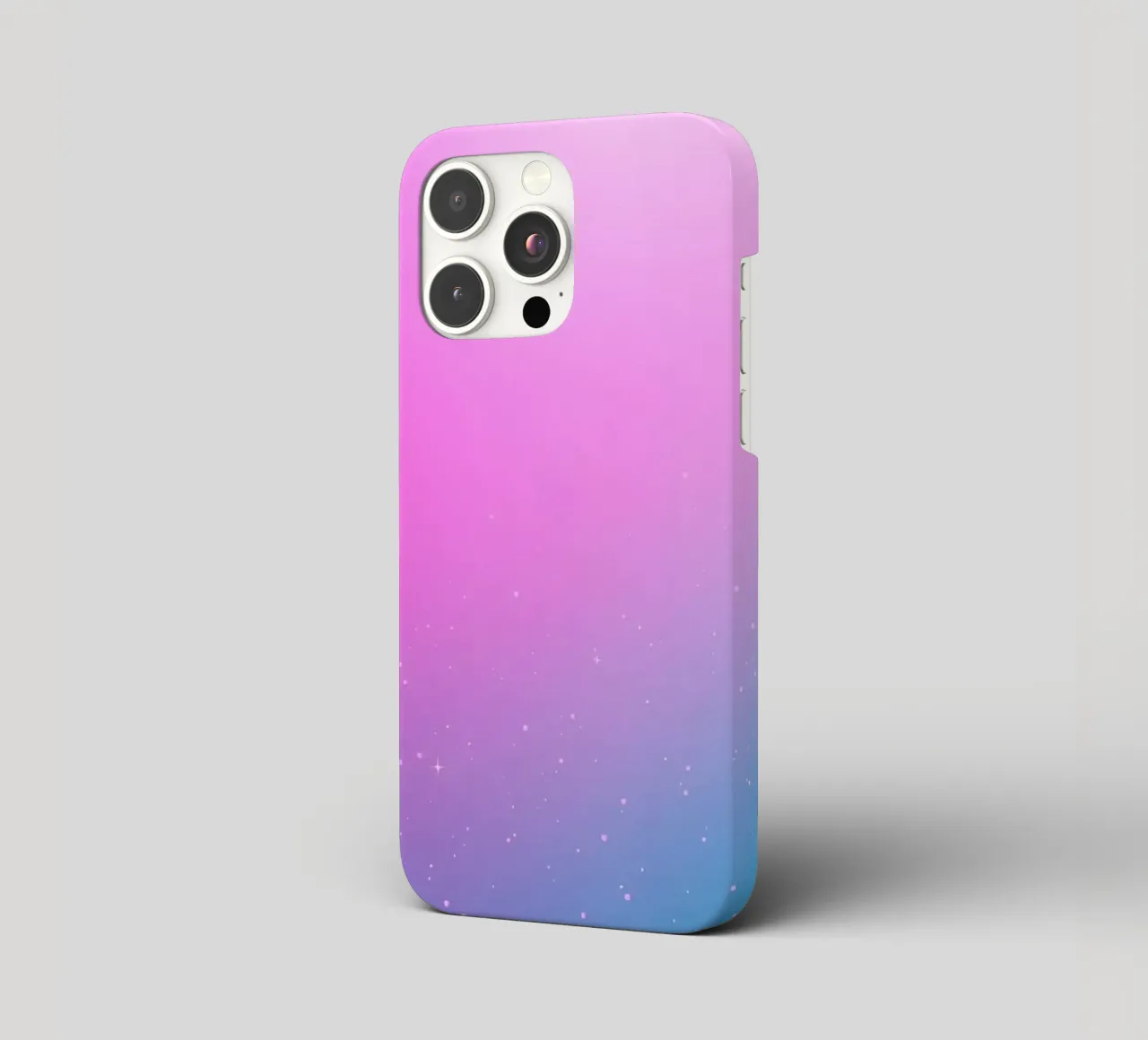 background with gradient colors and sparkling elements iphone case by DesignDoodle