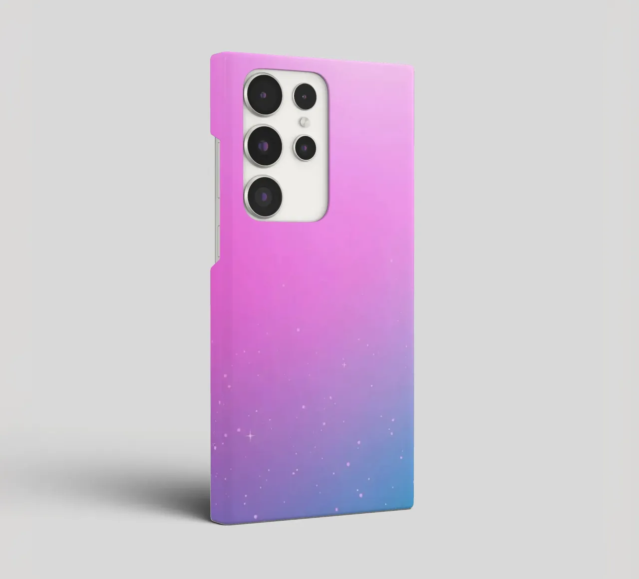 background with gradient colors and sparkling elements samsung phone case by DesignDoodle