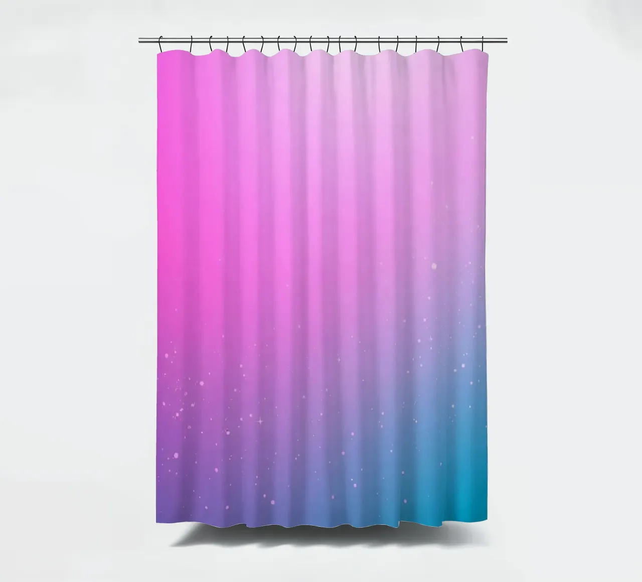background with gradient colors and sparkling elements shower curtain by DesignDoodle