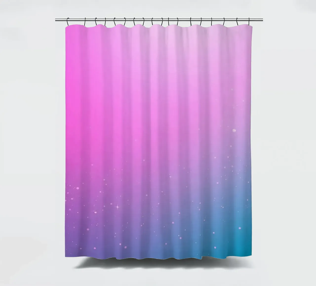 background with gradient colors and sparkling elements shower curtain by DesignDoodle