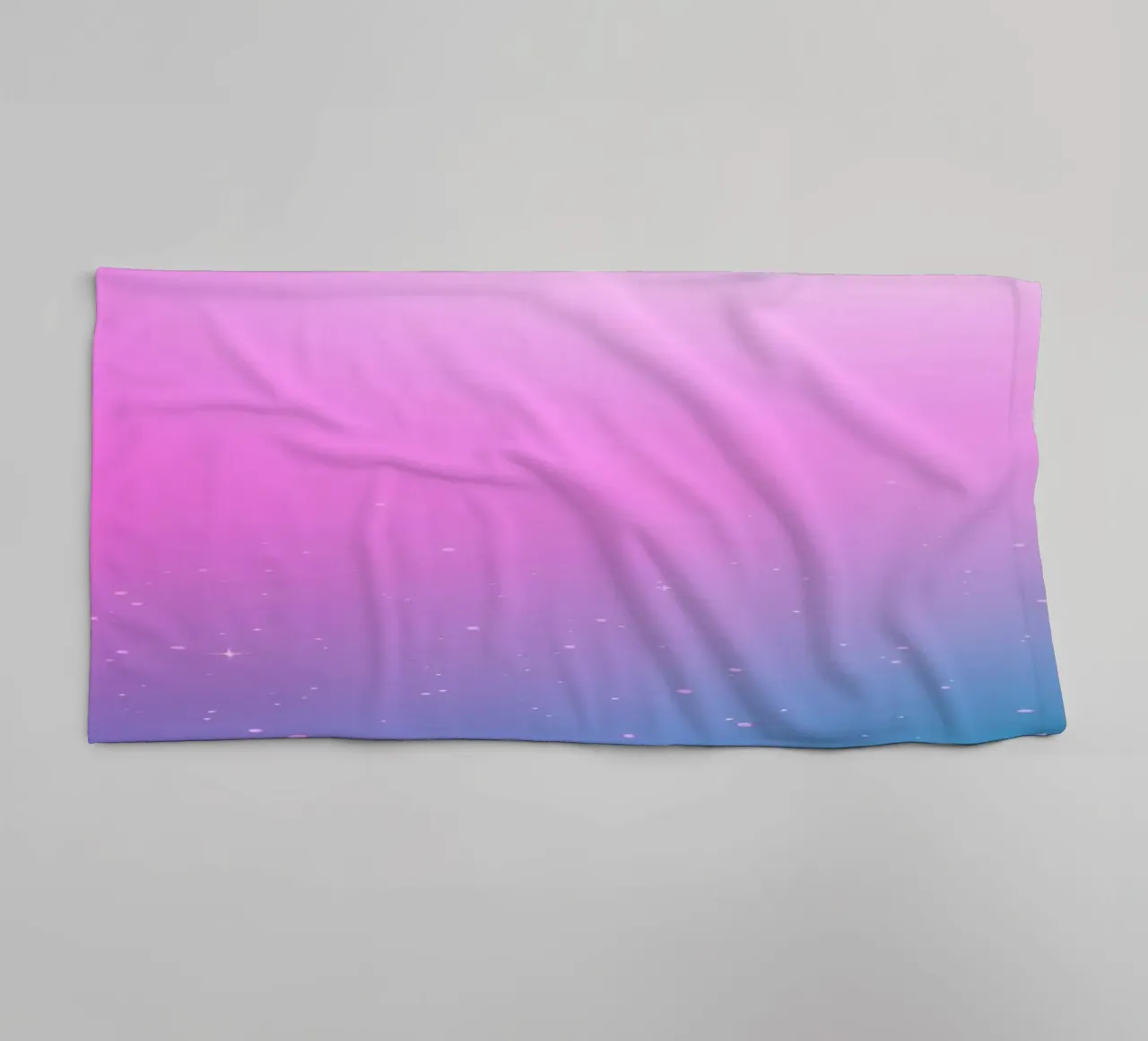 arrière-plan avec des couleurs dégradées et des éléments scintillants serviette de bain de DesignDoodle