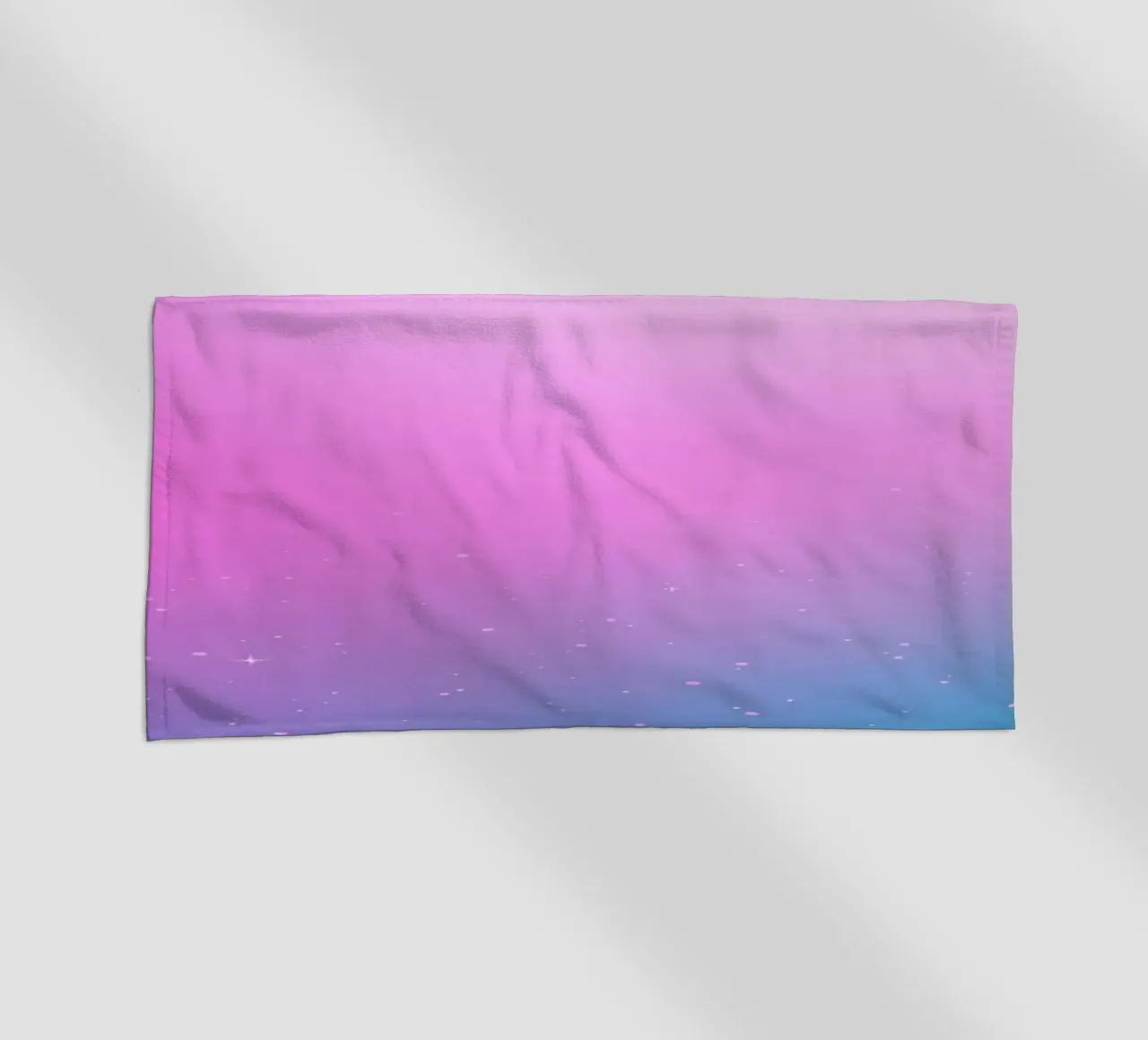 sfondo con colori sfumati ed elementi scintillanti telo mare da DesignDoodle