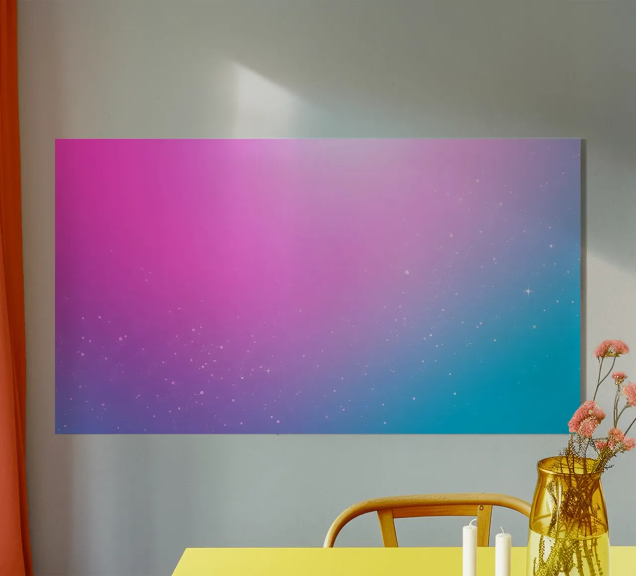sfondo con colori sfumati ed elementi scintillanti plexiglass da DesignDoodle
