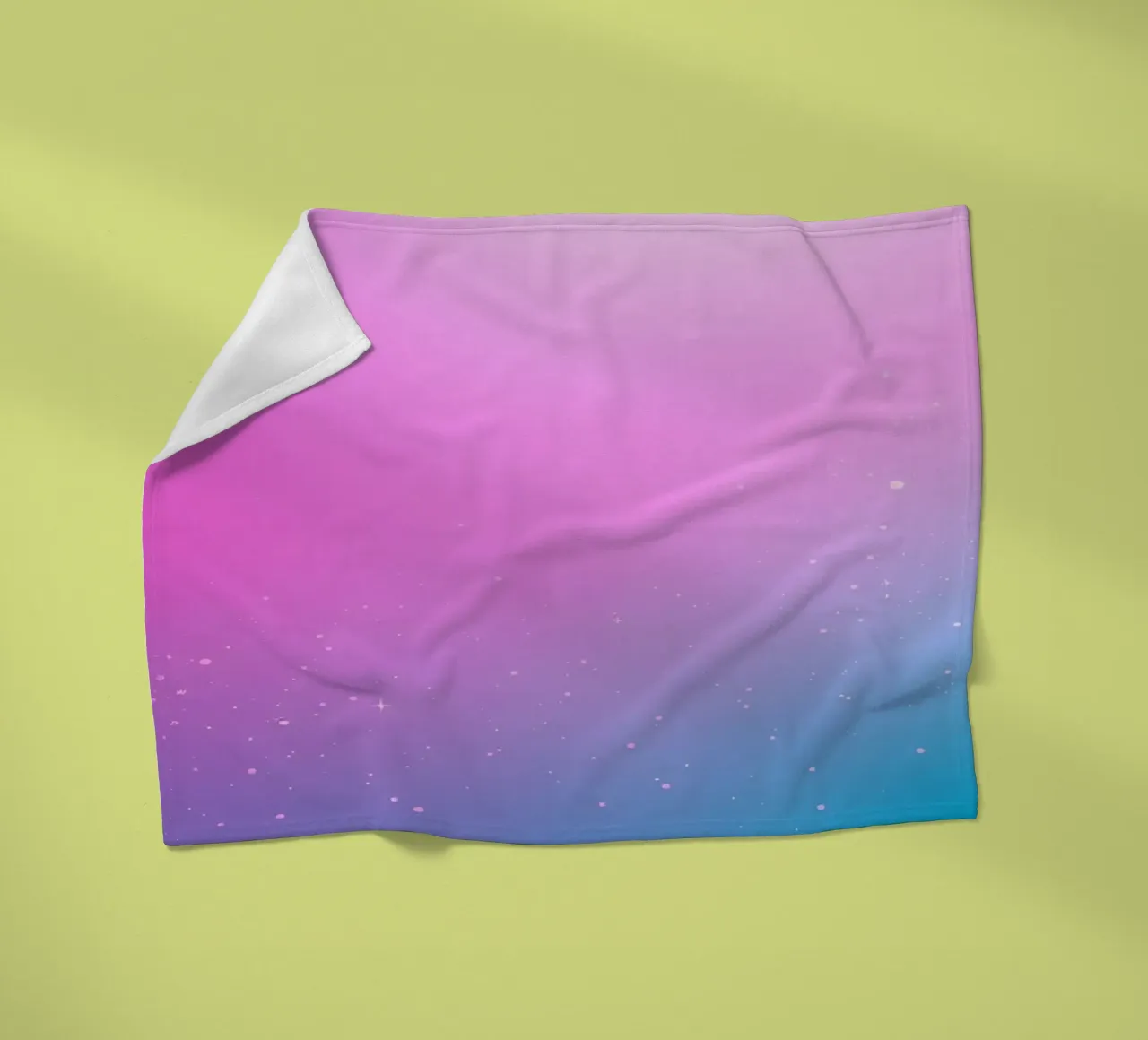 background with gradient colors and sparkling elements fleece blanket by DesignDoodle