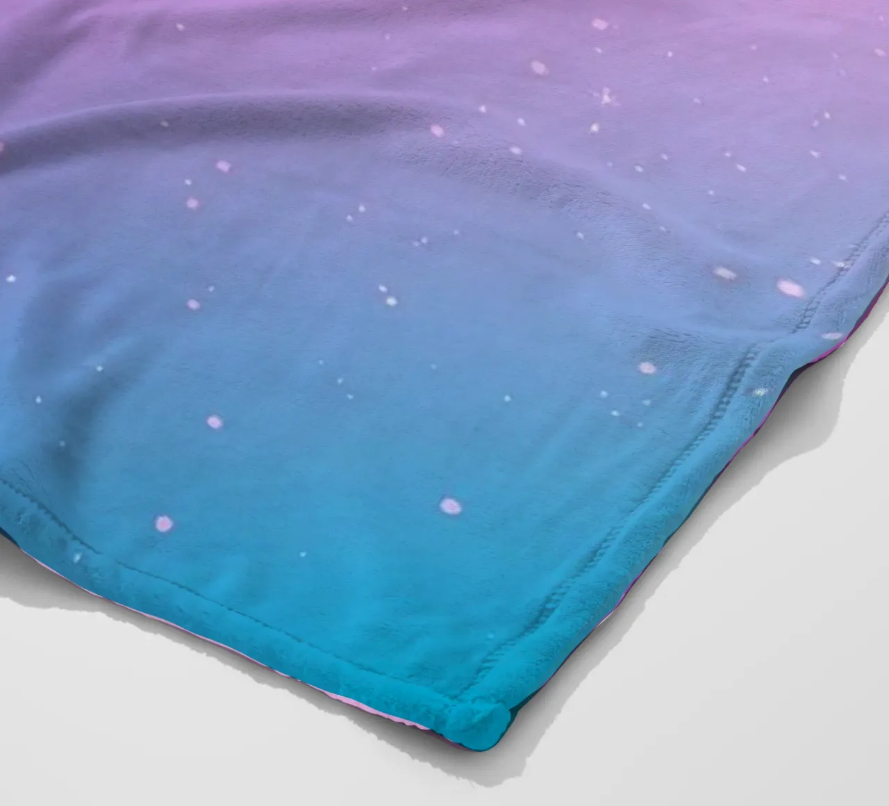 background with gradient colors and sparkling elements fleece blanket by DesignDoodle
