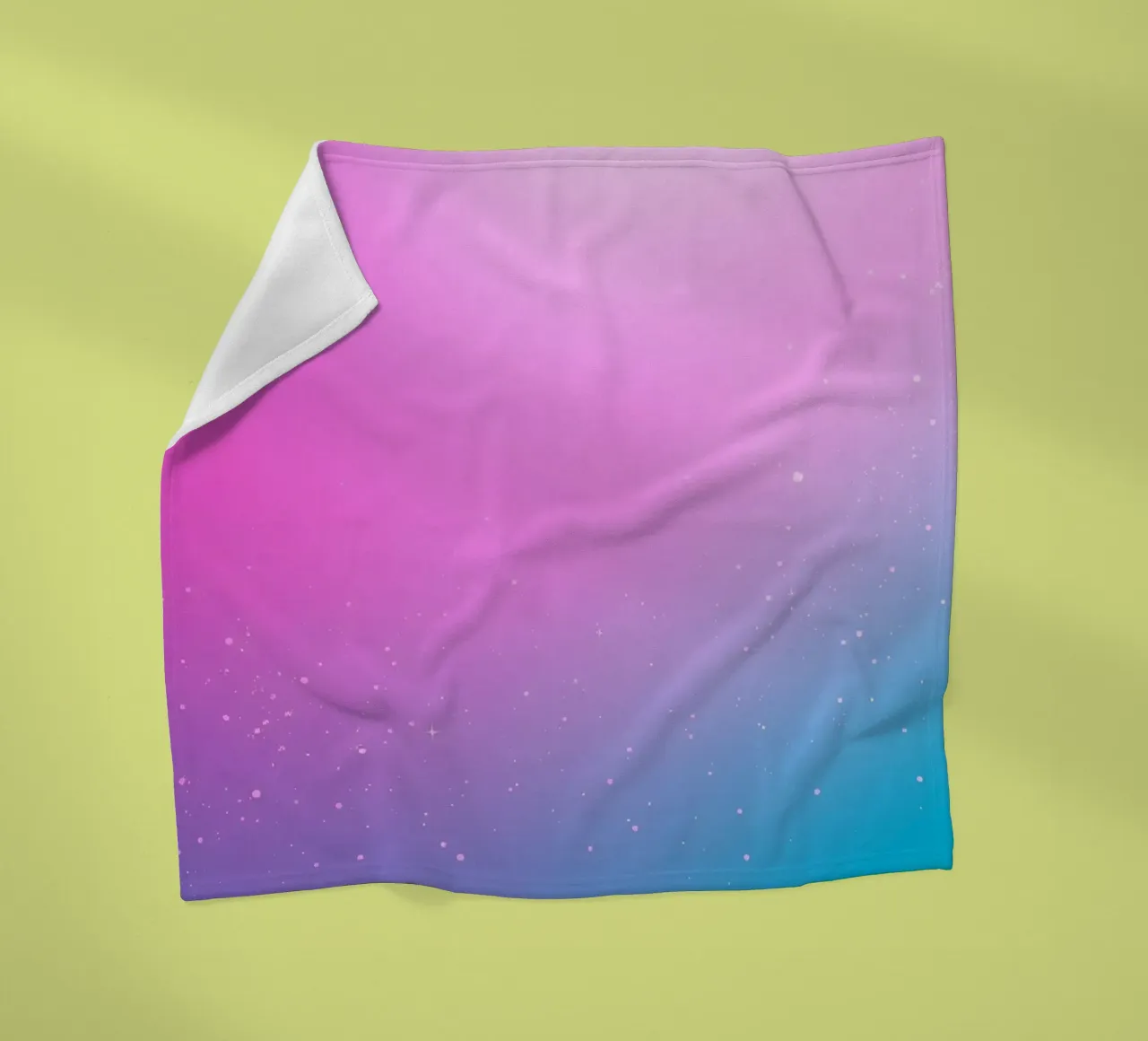 background with gradient colors and sparkling elements fleece blanket by DesignDoodle