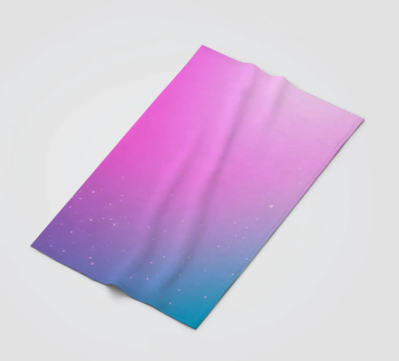 background with gradient colors and sparkling elements fleece blanket by DesignDoodle