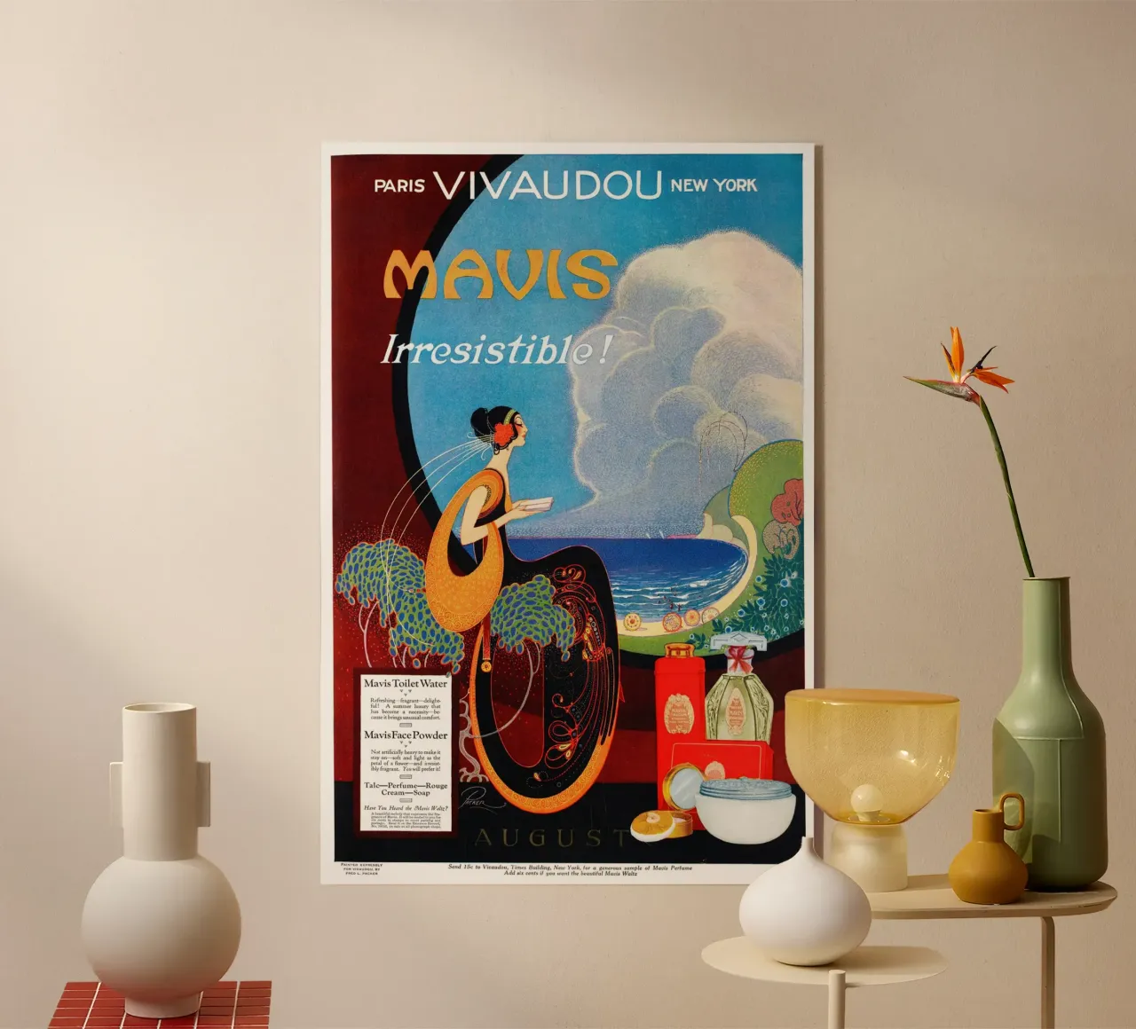 Parker - Vivaudous s'Mavis Irresistible No.2 plexiglass da Old Masters