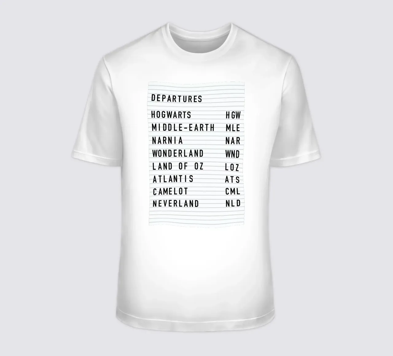 Fantasy Destinations t-shirt da daylight design studio