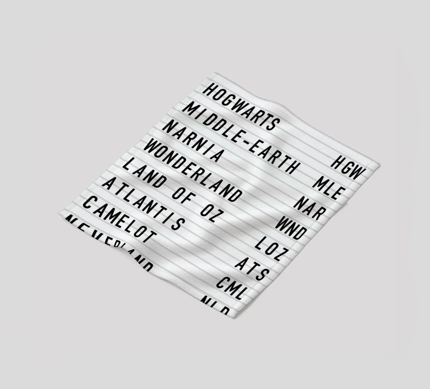 Fantasy Destinations fleecedeken van daylight design studio