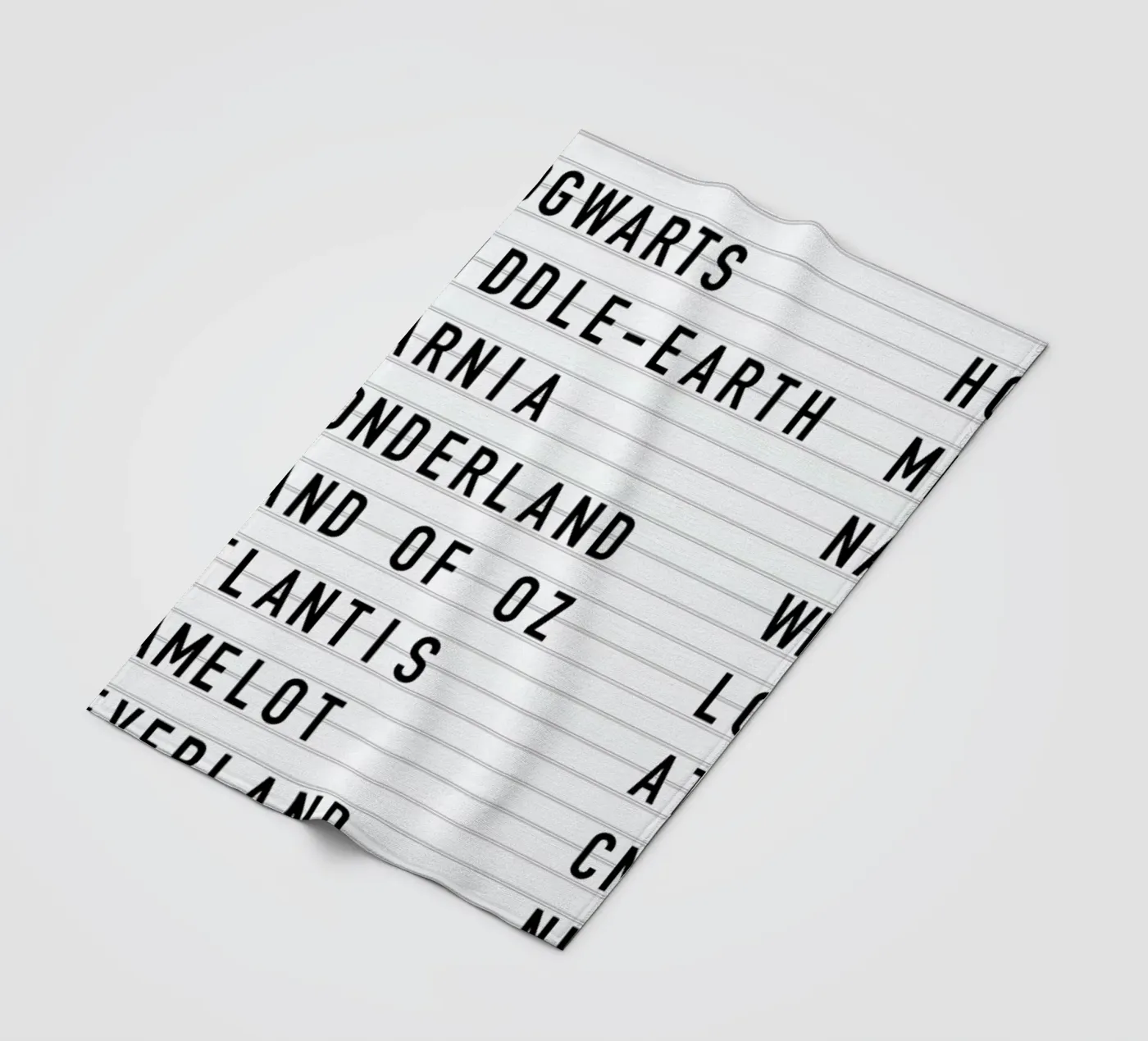 Fantasy Destinations fleecedeken van daylight design studio