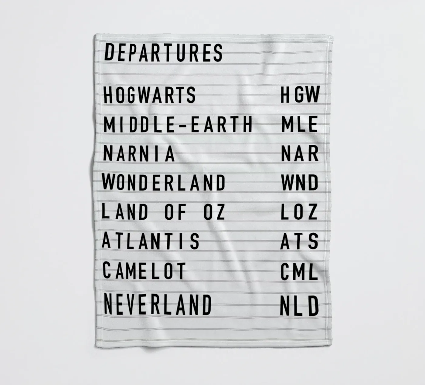 Fantasy Destinations fleecedeken van daylight design studio