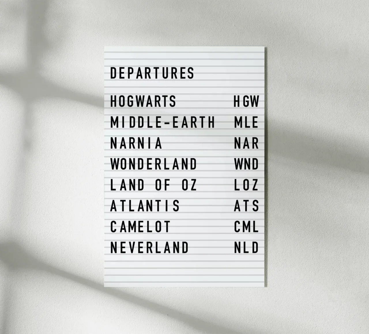 Fantasy Destinations plexiglass da daylight design studio