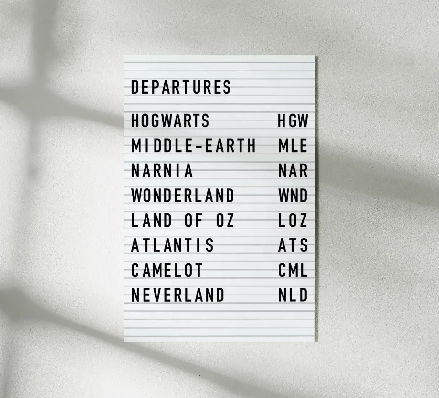 Fantasy Destinations plexiglass da daylight design studio