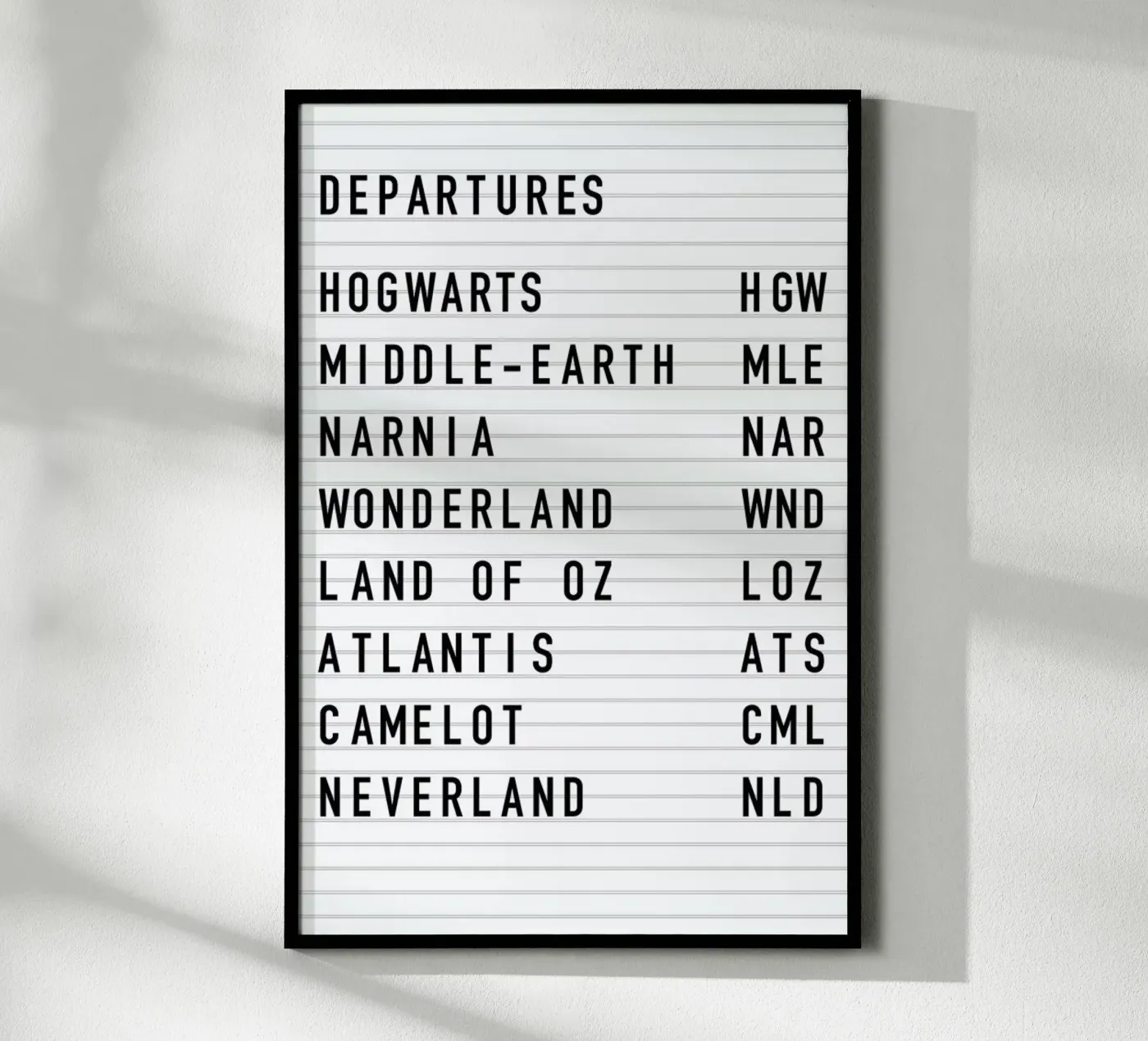 Fantasy Destinations poster van daylight design studio