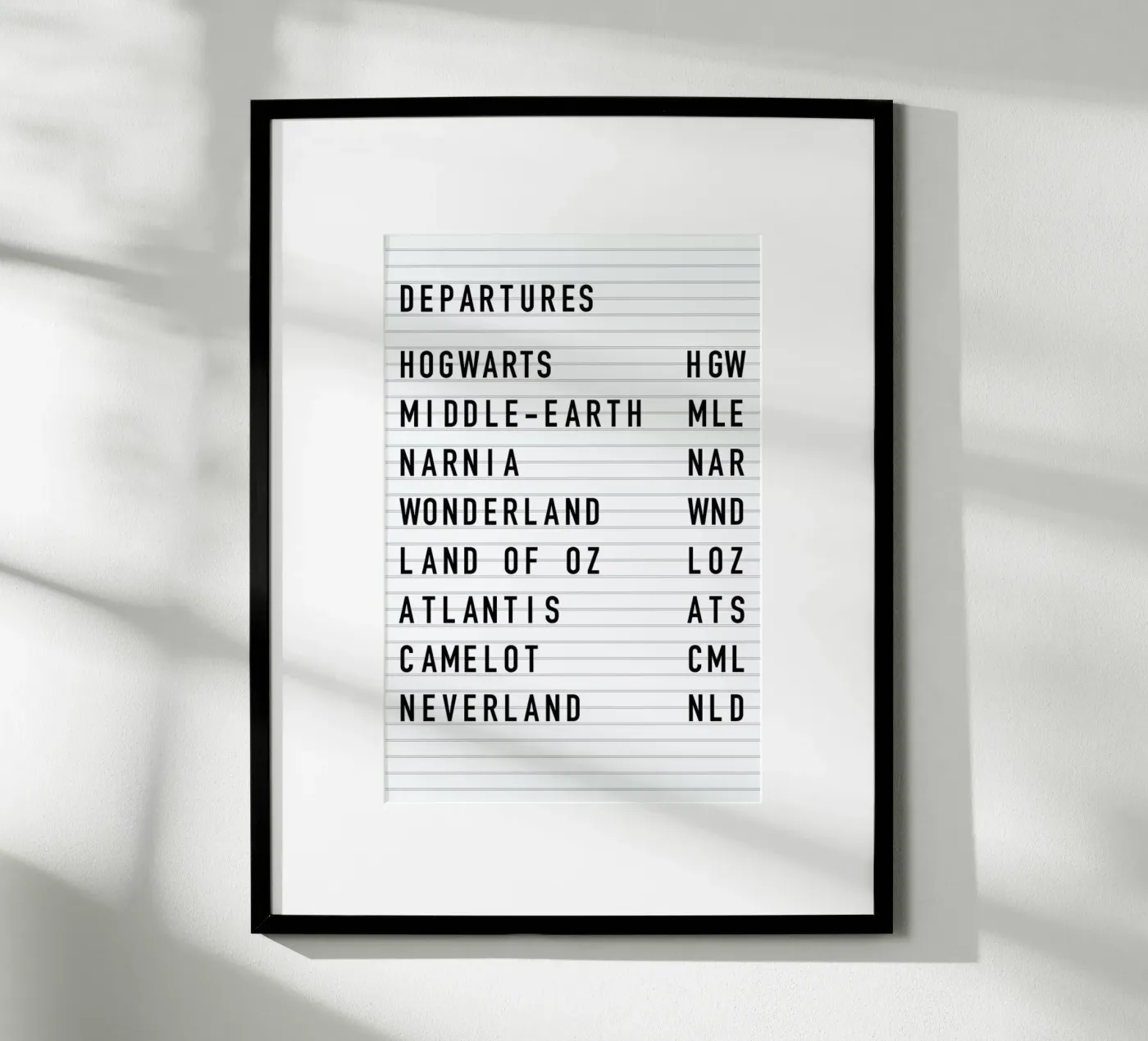 Fantasy Destinations poster van daylight design studio