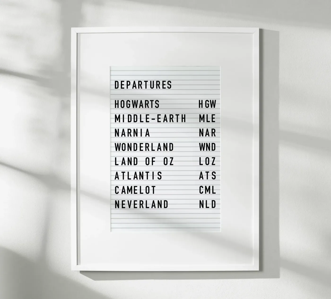 Fantasy Destinations poster da daylight design studio