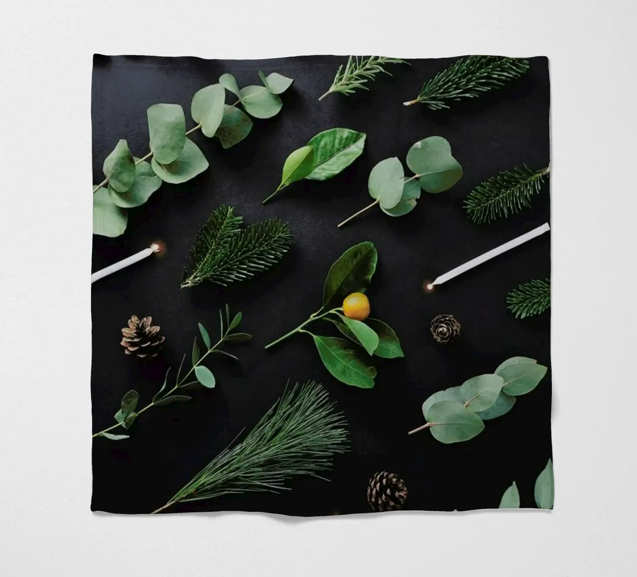 Christmas Pattern Fleecedecke von neon* fotografie