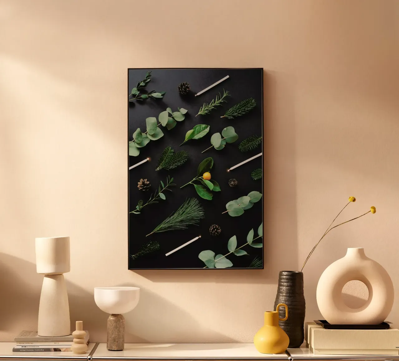 Christmas Pattern plexiglass da neon* fotografie