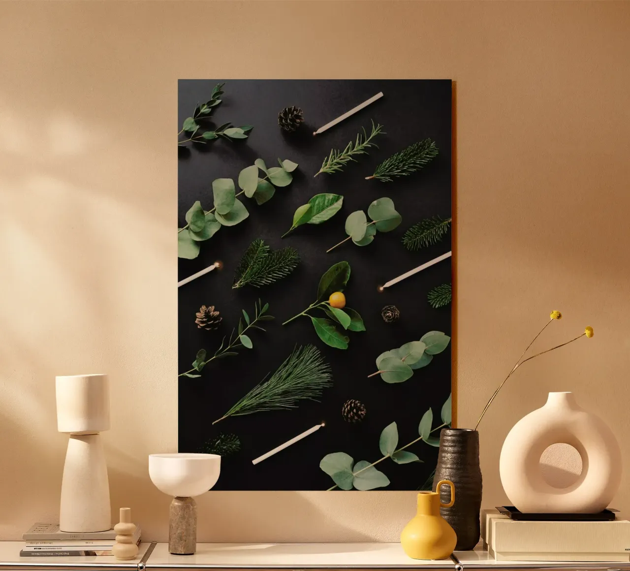 Christmas Pattern plexiglass da neon* fotografie