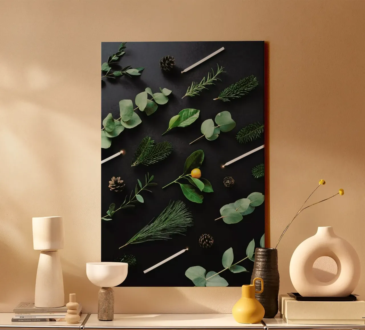 Christmas Pattern tela da neon* fotografie