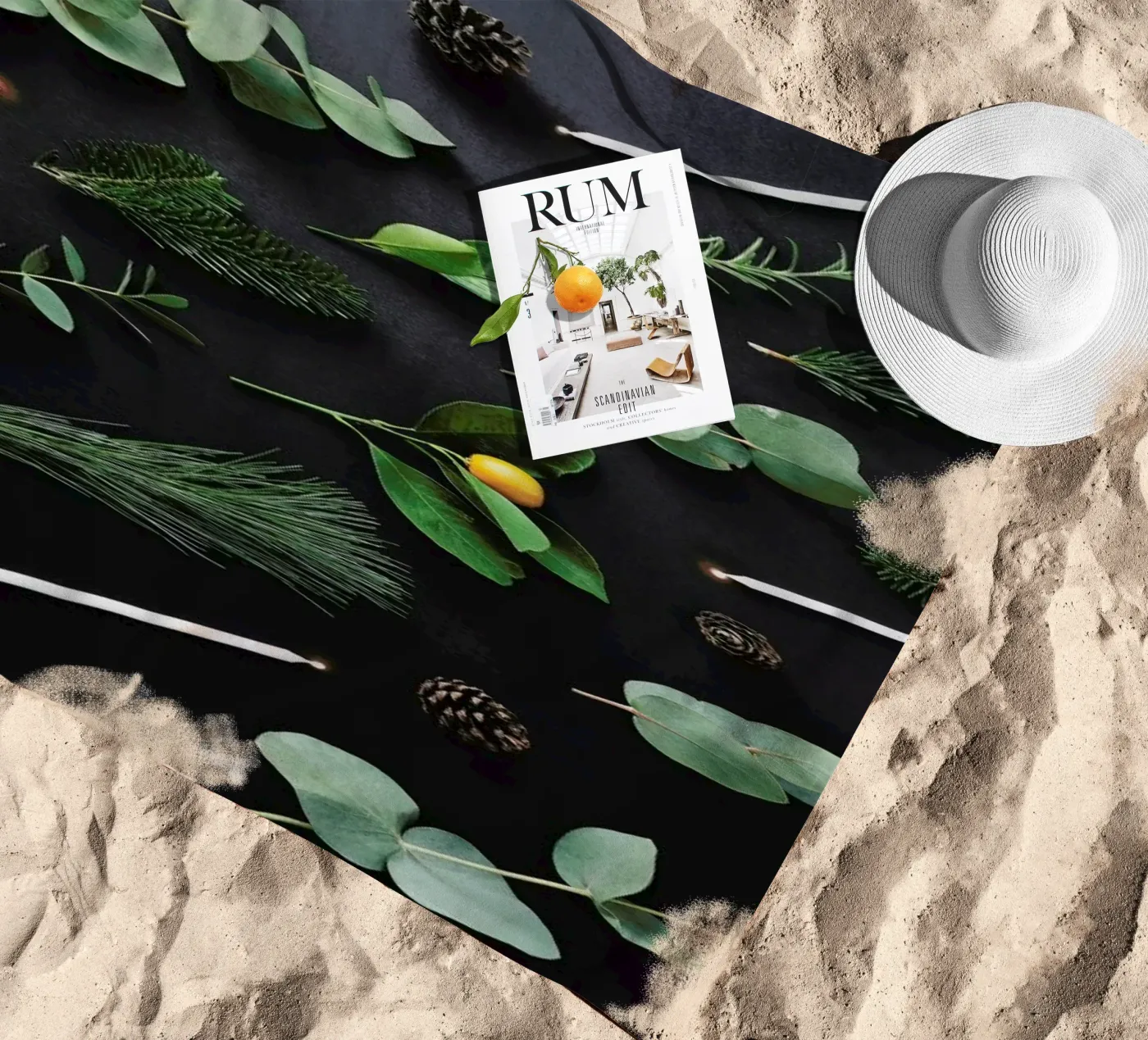 Christmas Pattern strandhanddoek van neon* fotografie