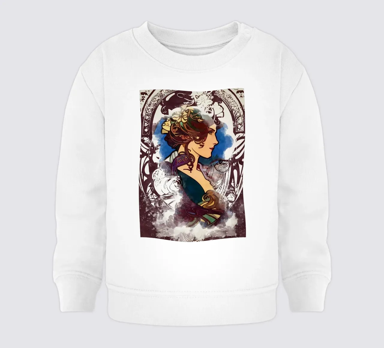 Art Nouveau felpa neonato da diedrich