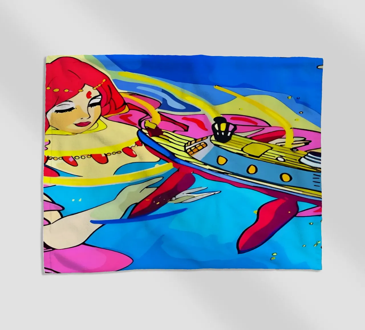 Coral Dreams🐟🌊 beach towel by Eni Brandon