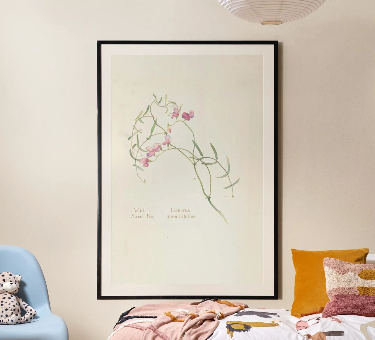 Wild Sweet Pea, Lathyrus Graminifolius, 1912 - Margaret Neilson Armstrong Poster von Artokoloro Quint Lox Ltd