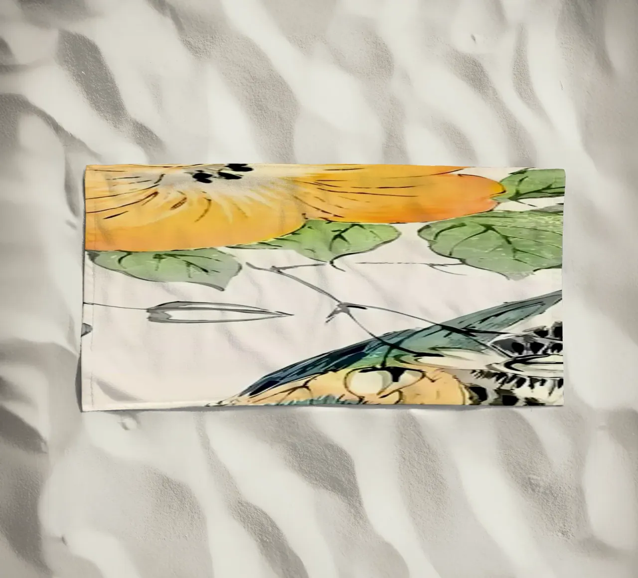 Ukiyo e Autumn Bird telo mare da diedrich