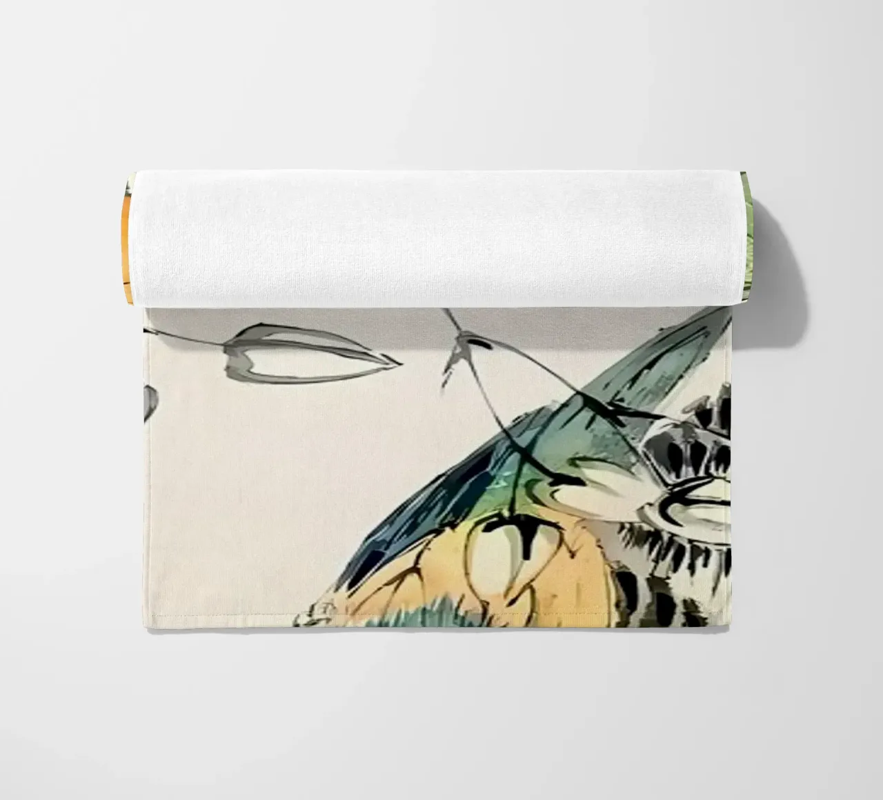 Ukiyo e Autumn Bird telo mare da diedrich