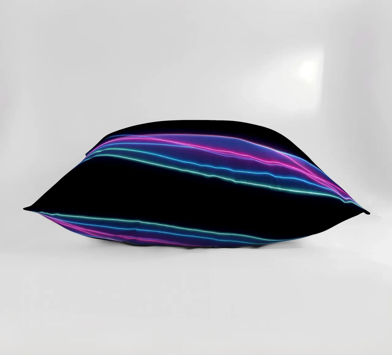 fondo abstracto con líneas coloridas que fluyen, las olas cojín de DesignDoodle