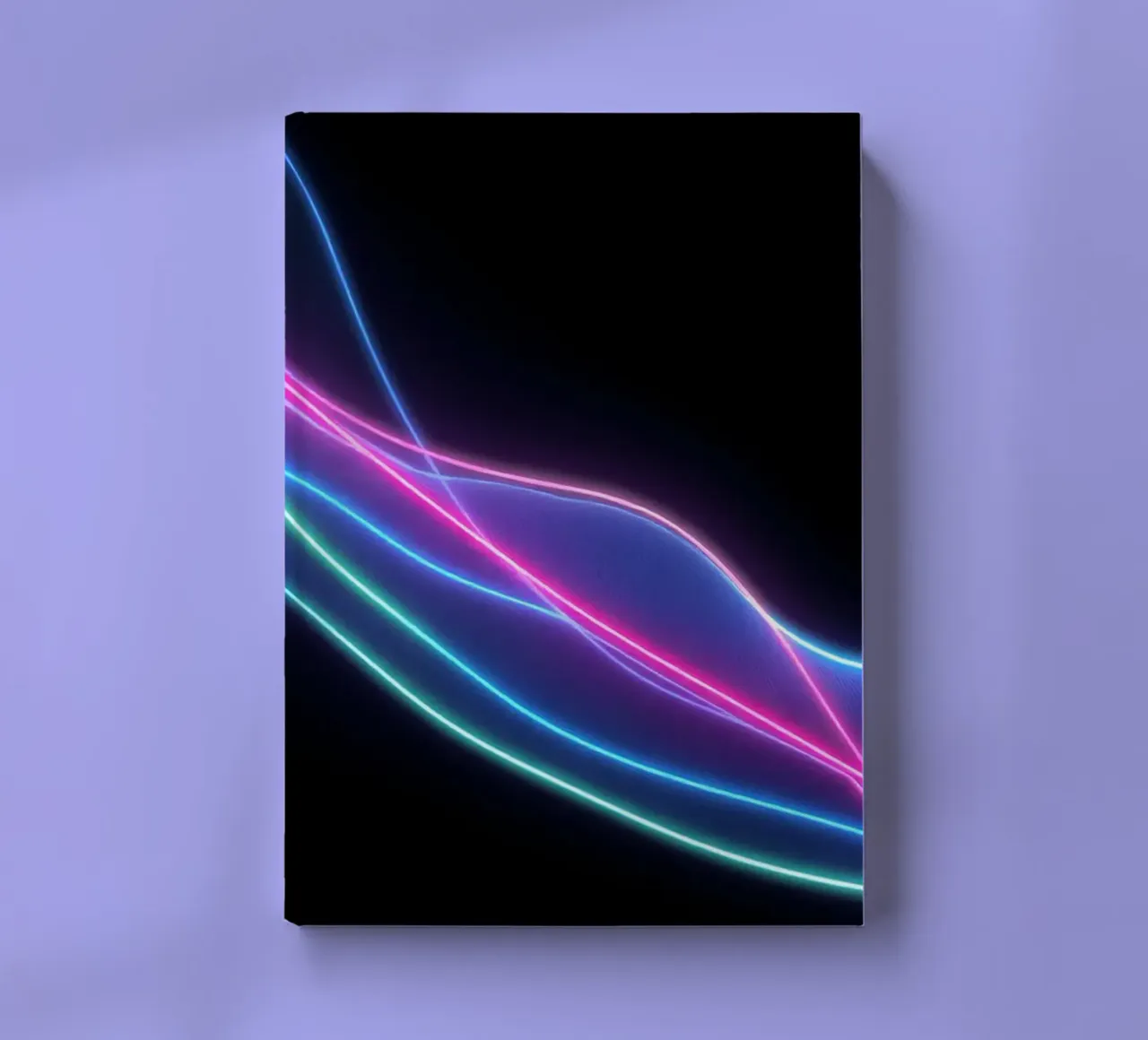 Sfondo astratto con linee colorate e fluide, onde diario da DesignDoodle
