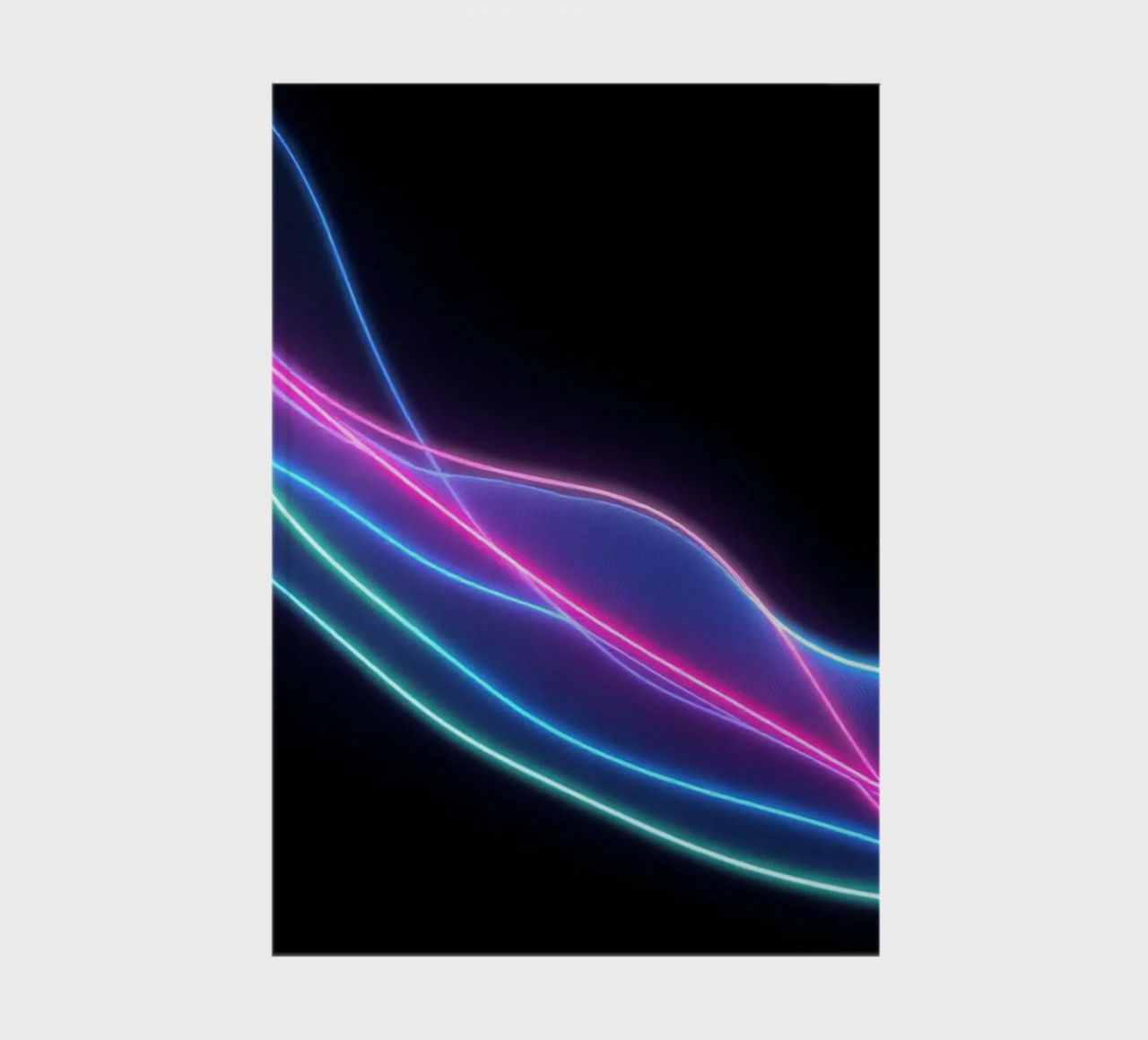 abstract background featuring colorful flowing lines, waves notebook by DesignDoodle