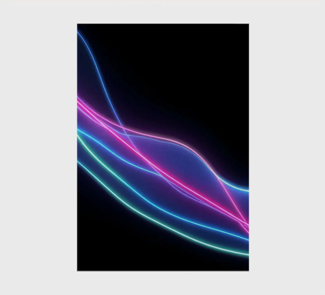 abstract background featuring colorful flowing lines, waves notebook by DesignDoodle