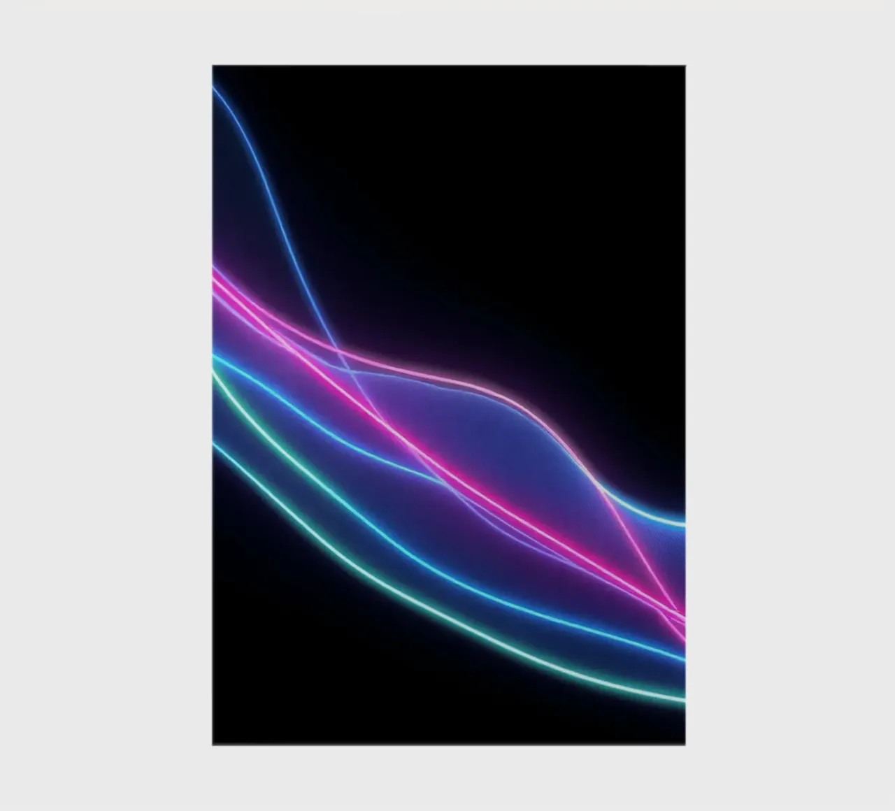 fond abstrait avec des lignes colorées et fluides, des vagues carnet de notes de DesignDoodle