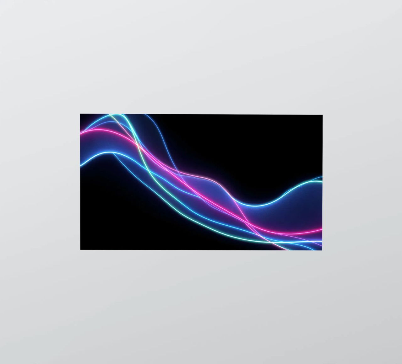 abstract background featuring colorful flowing lines, waves sticker by DesignDoodle