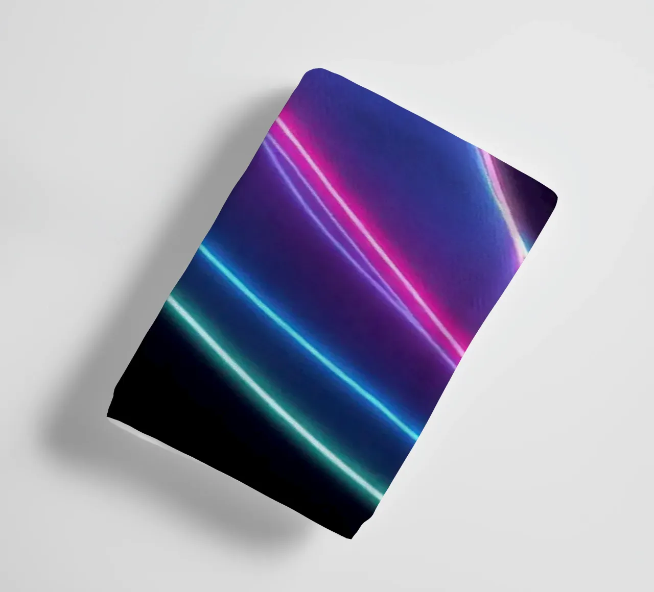 Sfondo astratto con linee colorate e fluide, onde asciugamano da bagno da DesignDoodle