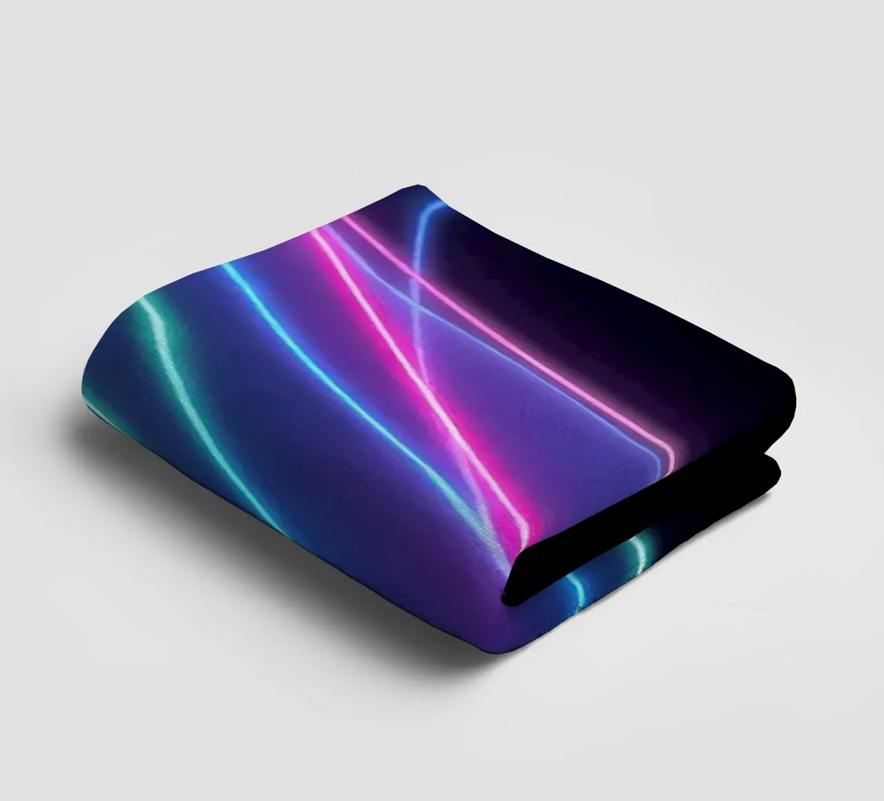 Sfondo astratto con linee colorate e fluide, onde asciugamano da bagno da DesignDoodle