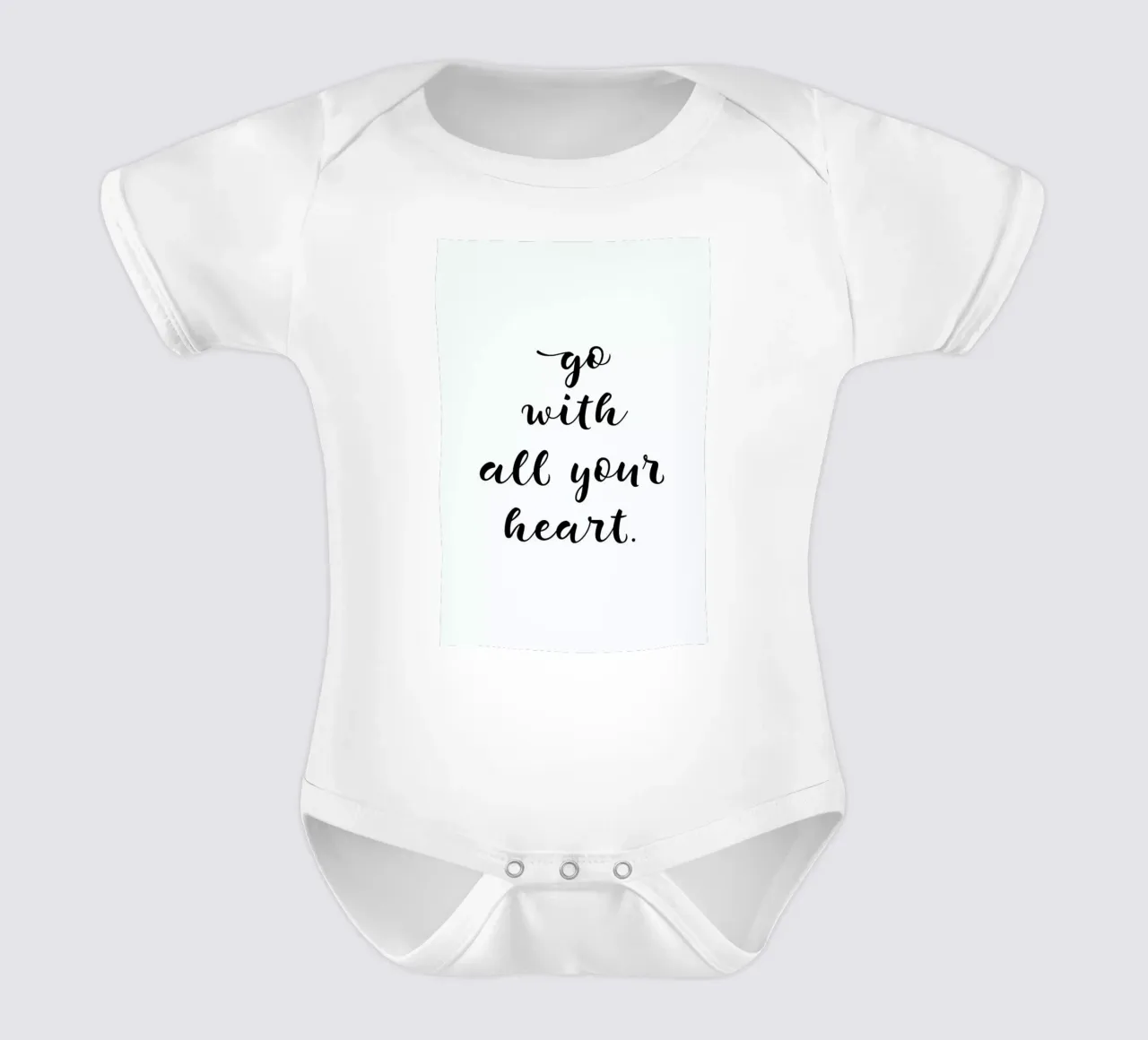 All Your Heart body neonato maniche corte da typed
